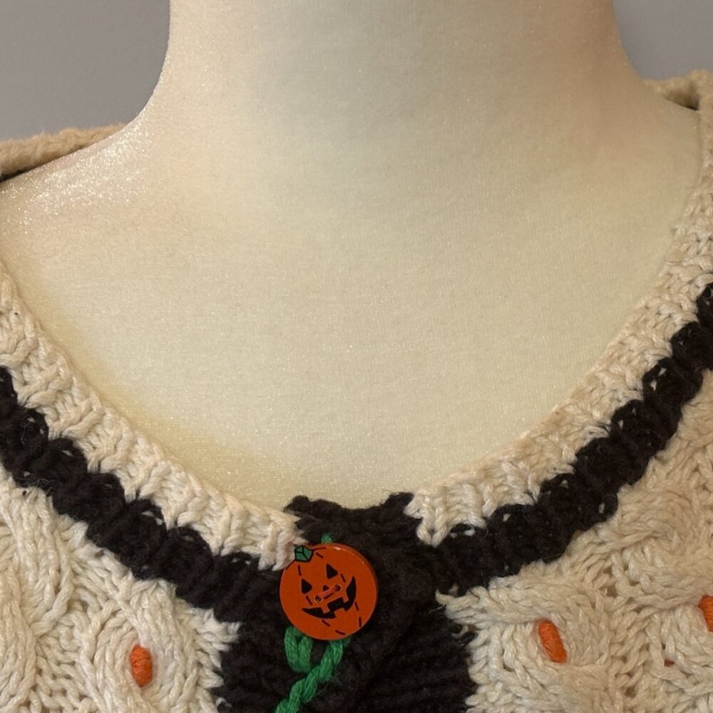 Eagle's Eye Fall Design Sweater Woman's Vintage - Picture 3 of 12